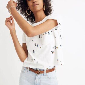Easy Crop Tee in El Rancho Print